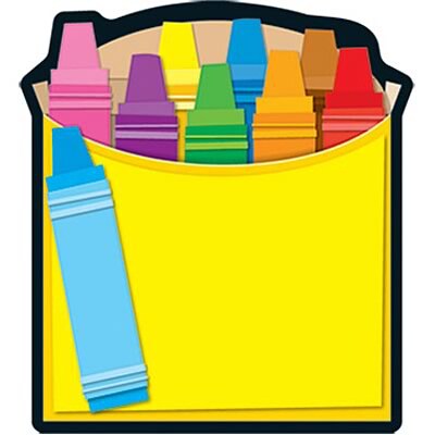 Crayon Box Notepad, 5-3/4 x 6-1/4, 50 sheets