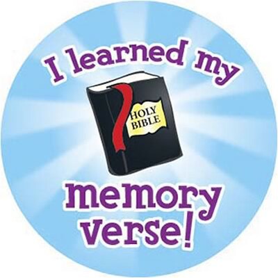 I Learned My Memory Verse Stickers