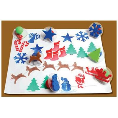Ready2Learn™ Giant Stampers; Christmas, 10/pkg