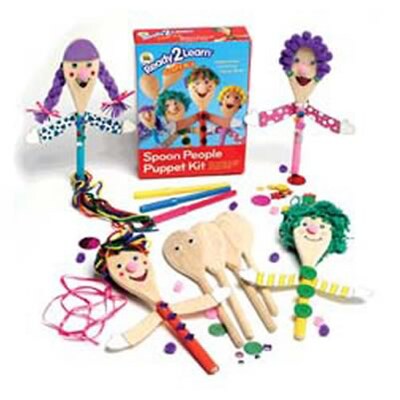 Ready2Learn™ Craft Kit, Spoon People Puppet Kit