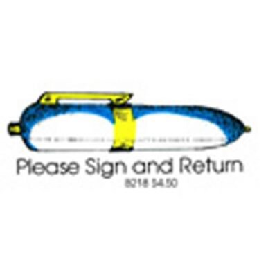 Please Sign and Return Sweet-Arts Artistic Rubber Stamp