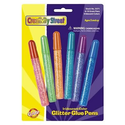 Glitter Glue Pens, Iridescent colors