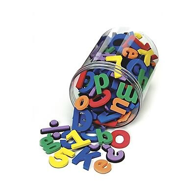 Pacon WonderFoam 1-1/2 - 1H Magnetic Letters, Numbers and Symbols, Assorted Colors (CK-4357)
