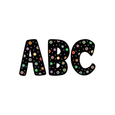 Dots on Black 7 Letters