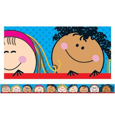 Smiling Stick Kids Border