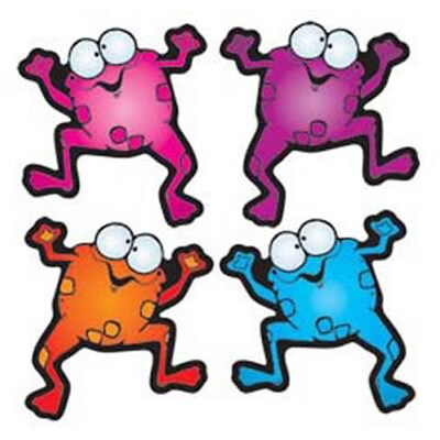Colorful Cut-Outs, Colorful Froggies