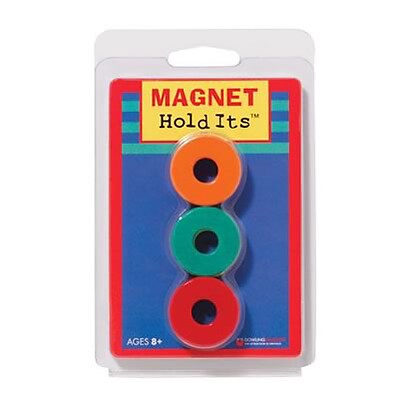 Dowling Magnets 1.14 x 0.26 Ceramic Ring Magnets, Assorted Colors (DO-735010)