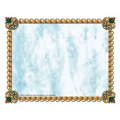 Gold Border Certificate, 8-1/2 x 11, 50/pkg