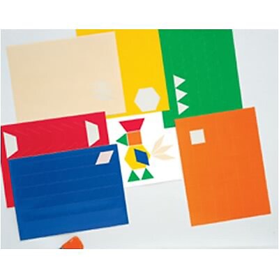 Carson-Dellosa Pattern Blocks Shape Stickers, Pack of 900 (ID-34424)
