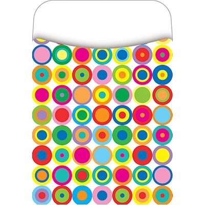 Pick-A-Pocket™ Library Pockets, Disco Dots