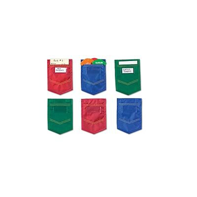Magnetic Whiteboard Mini Pockets, Set of 6