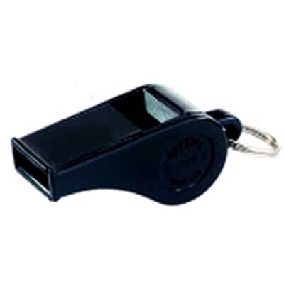 Martin Sports Whistles Plastic, Black, 12/Pack (MASP20)