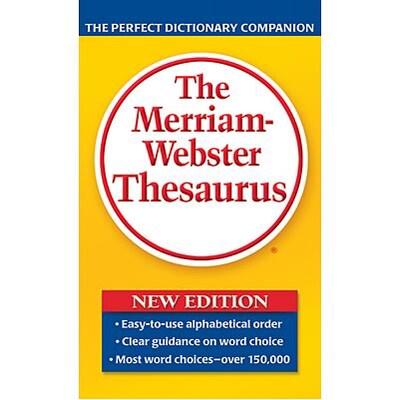The Merriam-Webster Thesaurus, New Edition, Paperback (9780877798507)