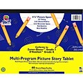 Pacon Multi-Program Picture Story Tablet, 12 x 9, 40 Sheets, Grades K-1 (PAC2483)