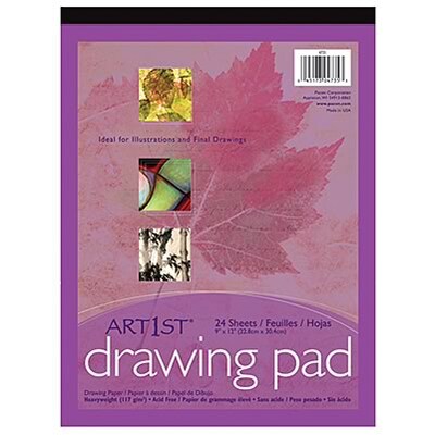 Art1st® Drawing Paper Pad, 9x12, 24 sheets