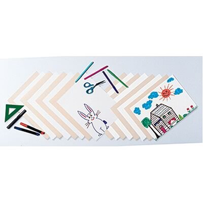 Heavy-weight Tagboard; White, 9 x 12, 100/sheets