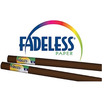 Pacon Fadeless Bulletin Board Art Paper Roll, 24 x 12, Brown (PAC57020Q)