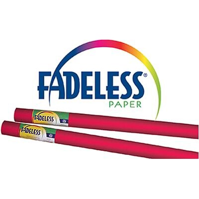 Pacon Fadeless Bulletin Board Art Paper Roll, 24 x 12, Flame Red (PAC57030Q)