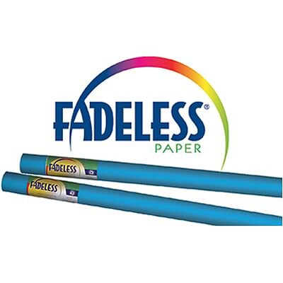 Pacon Fadeless Bulletin Board Art Paper Roll, 24 x 12, Brite Blue (PAC57170Q)