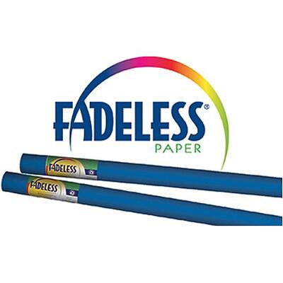 Pacon Fadeless Bulletin Board Art Paper Roll, 24 x 12, Rich Blue (PAC57180Q)