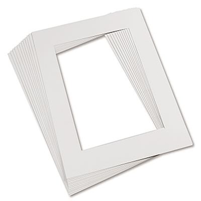 Pacon® Pre-Cut Mat Frames; White, 9”x12”, 12/Pack