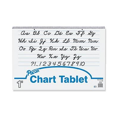 Pacon® Chart Tablet; 1 Rule, 24X16, 30 Sheets