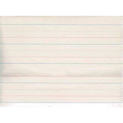 Pacon Zaner-Bloser Broken Midline Newsprint Ream, 1.13 ruled (9780880859394)