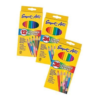 Sargent Art Colored Pencils, Assorted Colors, 12/Pack (SAR227212)