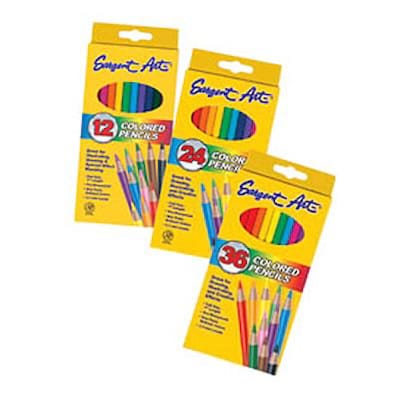 Sargent Art Colored Pencils, Assorted Colors, 24/Box (SAR227224)