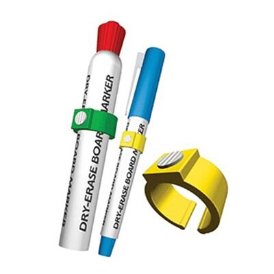 StikkiWorks Magnetic Marker Rings, Fits Thin Barrel Markers, Pack of 6 (STK33061)