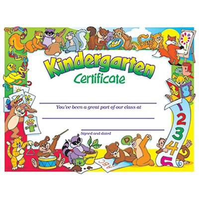 Trend Kindergarten Certificate, 30 CT (T-343)