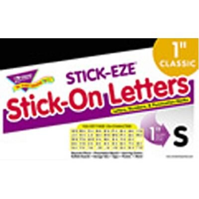 Trend Enterprises STICK-EZE Stick-On Letters 1-Inch Text Letters, 324/Pack