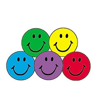 Trend Colorful Smiles superSpots Stickers, 800 CT (T-46134)