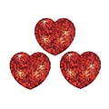 Trend Red Sparkle Hearts superShapes Stickers-Sparkle, 400 CT (T-46406)