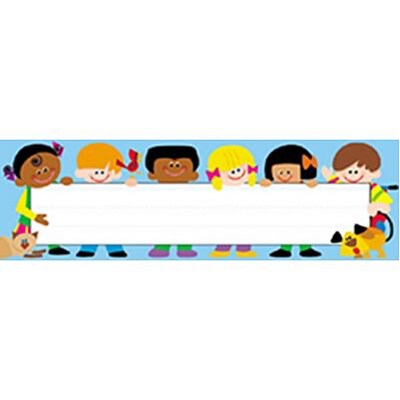 TREND Kids Desk Toppers® Name Plates, 9-1/2 x 2-7/8, 36/pkg