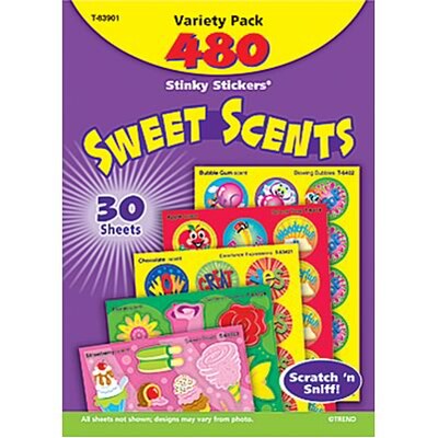 Trend Sweet Scents Stinky Stickers Variety Pack, 480 CT (T-83901)