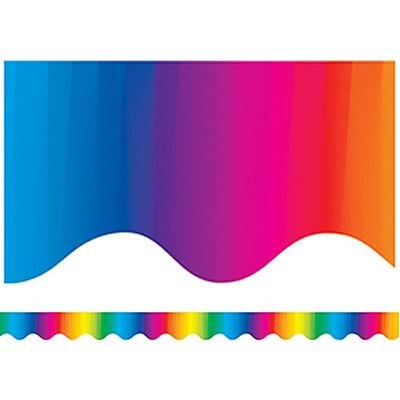 Multicolor Border Trim