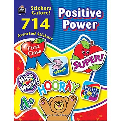 Teacher Created Resources Sticker Book; Positive Power