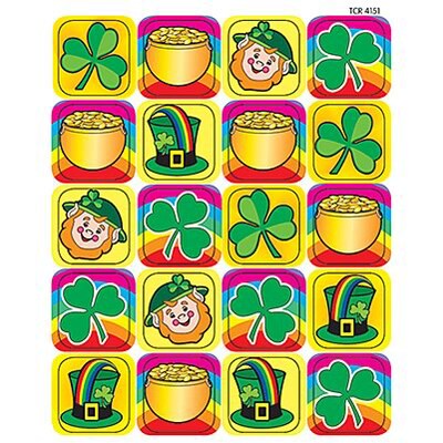 Teacher Created Resources Stickers; St. Patrick’s Day
