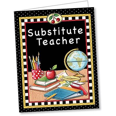 Substitute Teacher Pocket Folder by Mary Engelbreit