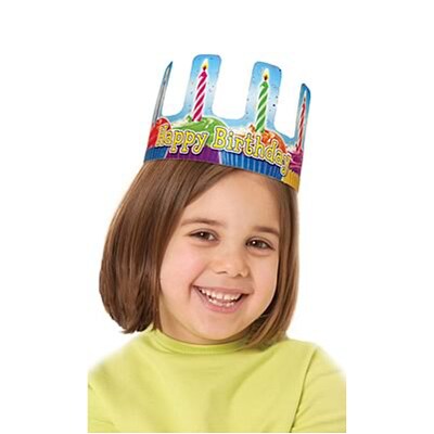 Scholastic Birthday Cupcake Crowns, Pack of 36 (TF-1593)