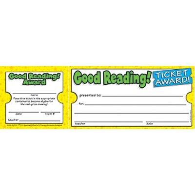 Good Reading! Ticket Awards