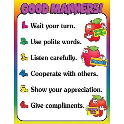 Good Manners Chart