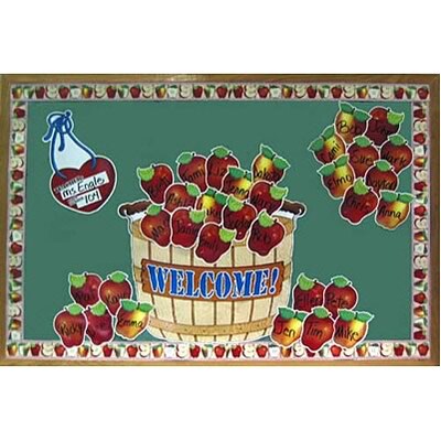 Giant Apple Basket Bulletin Board Set