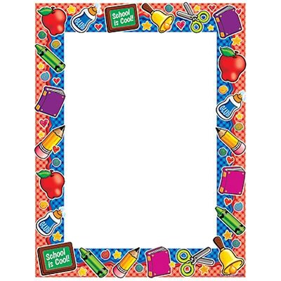 School Tools Gingham! Printer Paper
