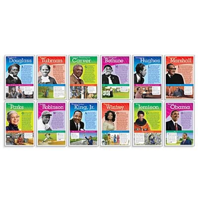 Scholastic Notable African Americans Bulletin Board Set, 12 pieces (TF-8026)