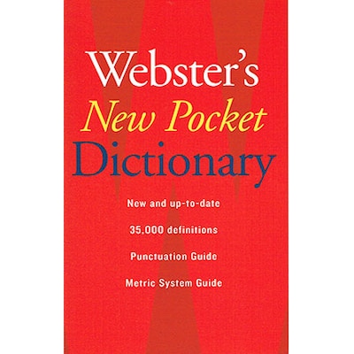 Websters New Pocket Dictionary