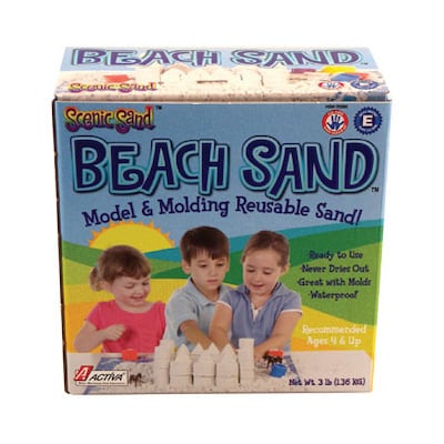 Activa® Model N Mold Sculpting Beach Sand, Natural, 3 lbs. (API500)