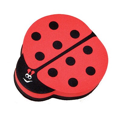 Ashley Magnetic Whiteboard Eraser; Ladybug
