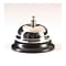 Ashley Metal Desk Call Bell, 3 Base, Silver (ASH10081)
